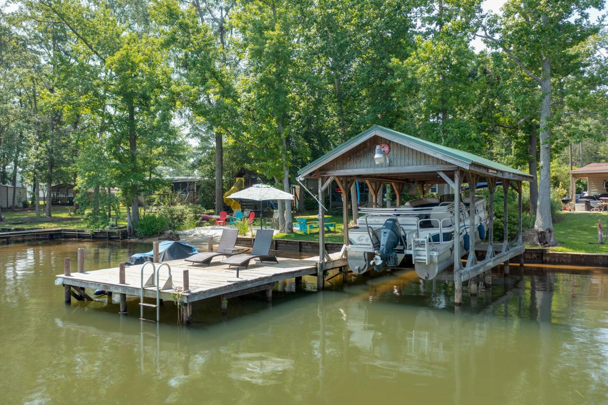 Lake Sinclair Crooked Creek Cottage With Fire Pit! Eatonton Kültér fotó