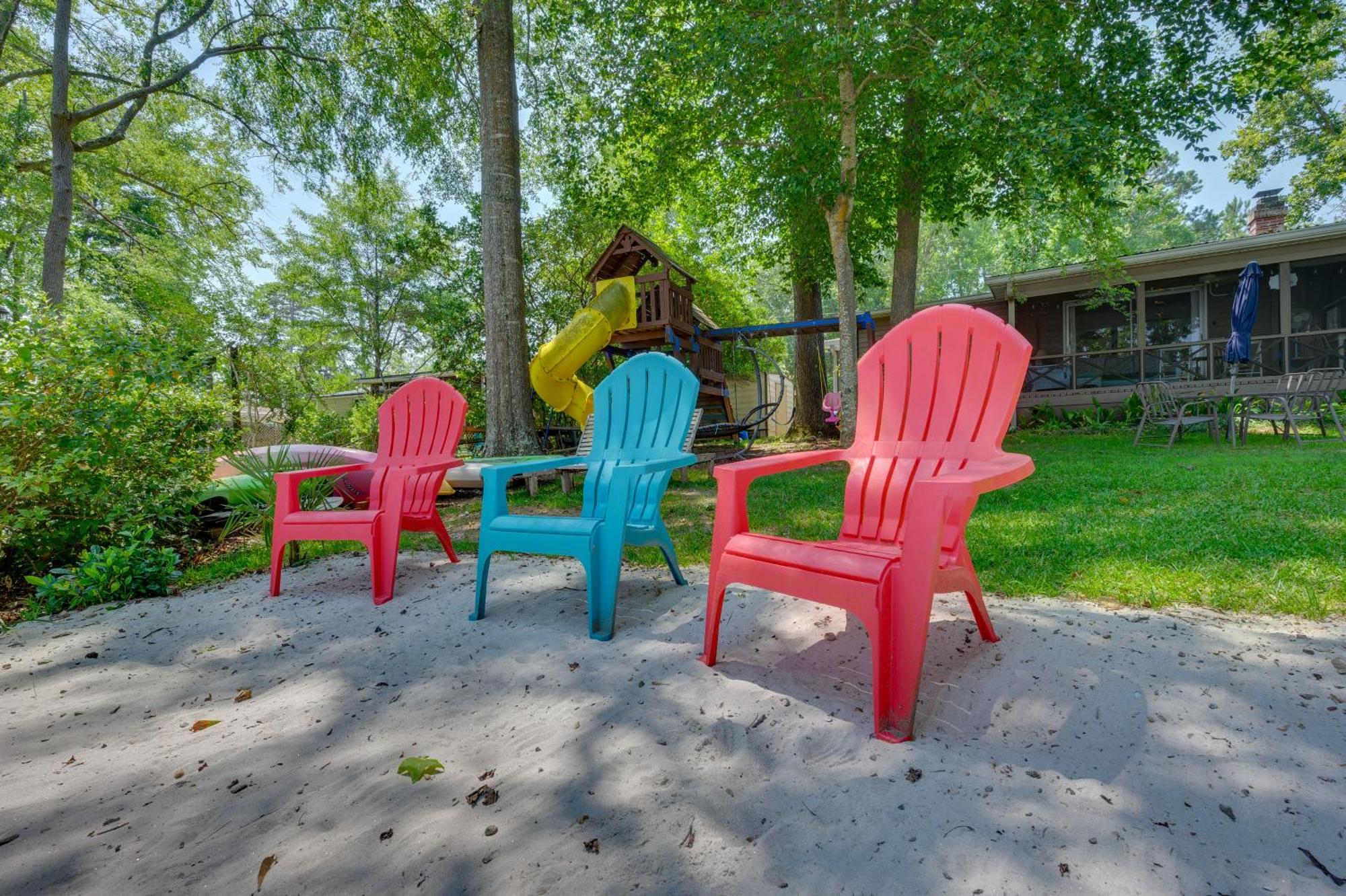 Lake Sinclair Crooked Creek Cottage With Fire Pit! Eatonton Kültér fotó
